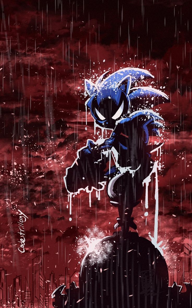 |•    A portal opens and a explosion along with a hedgehog like figure comes out falling out comes eggman in a giant mech   •| 

{•   —       Dammit  , dumb thing won't break I need help first gotta look around and see if I can get some clue where I am —  •}