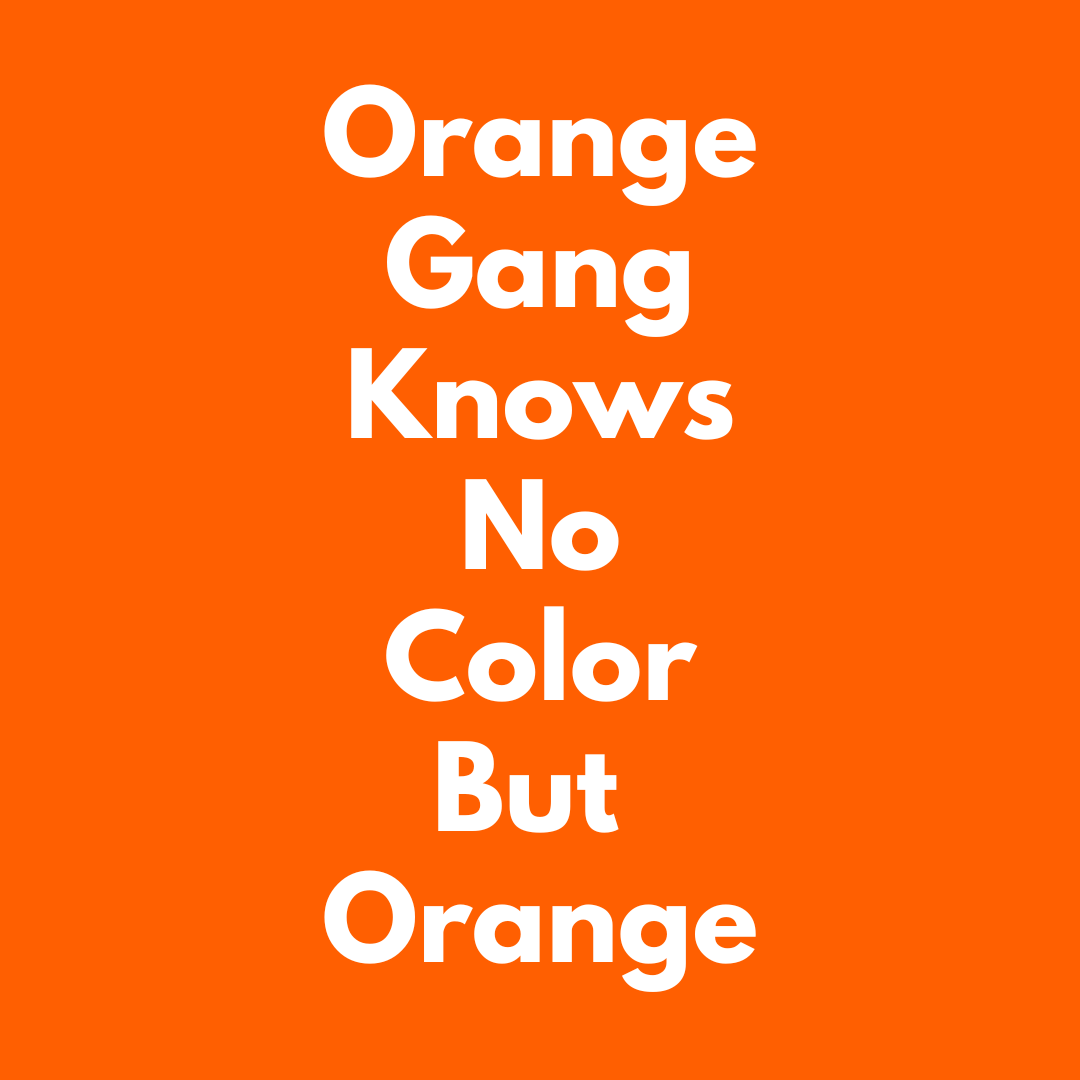 #ORANGEGANG @thisisorange @eth_ben $Psyop #FF6000