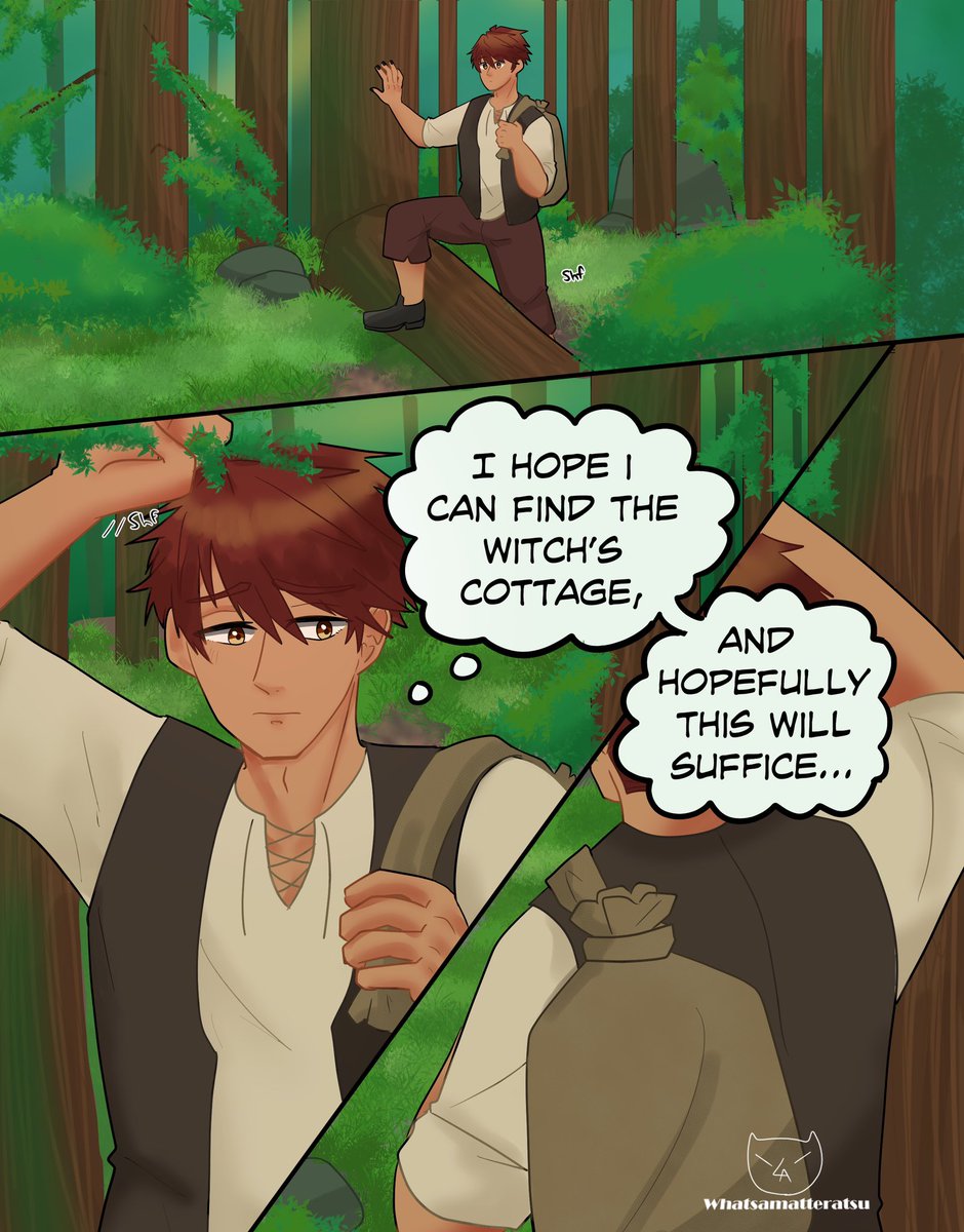 Whatsamatterat's tweet photo. New long comic
Bewitching star, a witch au
(1/2)
#obeyme #bsau https://t.co/BG6W1B7eAH