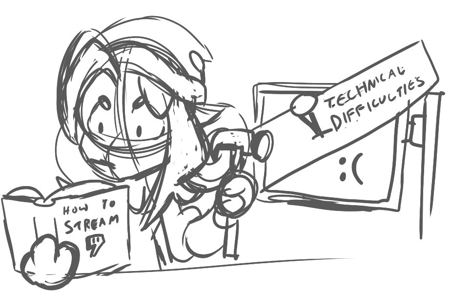 DecafPizza's tweet photo. Been considering streaming lately and I wanted to be prepared. https://t.co/338qkcGxBe