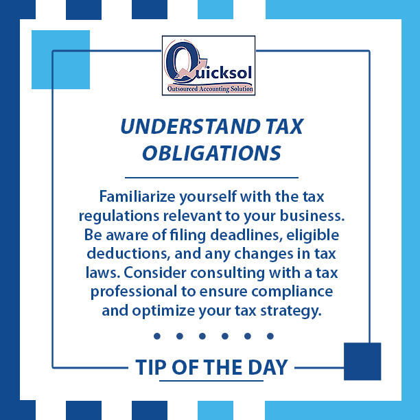 Understand Tax Obligations.

#TaxTips #TaxObligations #TaxCompliance #TaxEducation #TaxPlanning #TaxLaws #TaxFiling
#TaxDeductions #TaxRegulations #TaxUpdates #TaxKnowledge #TaxConsultation