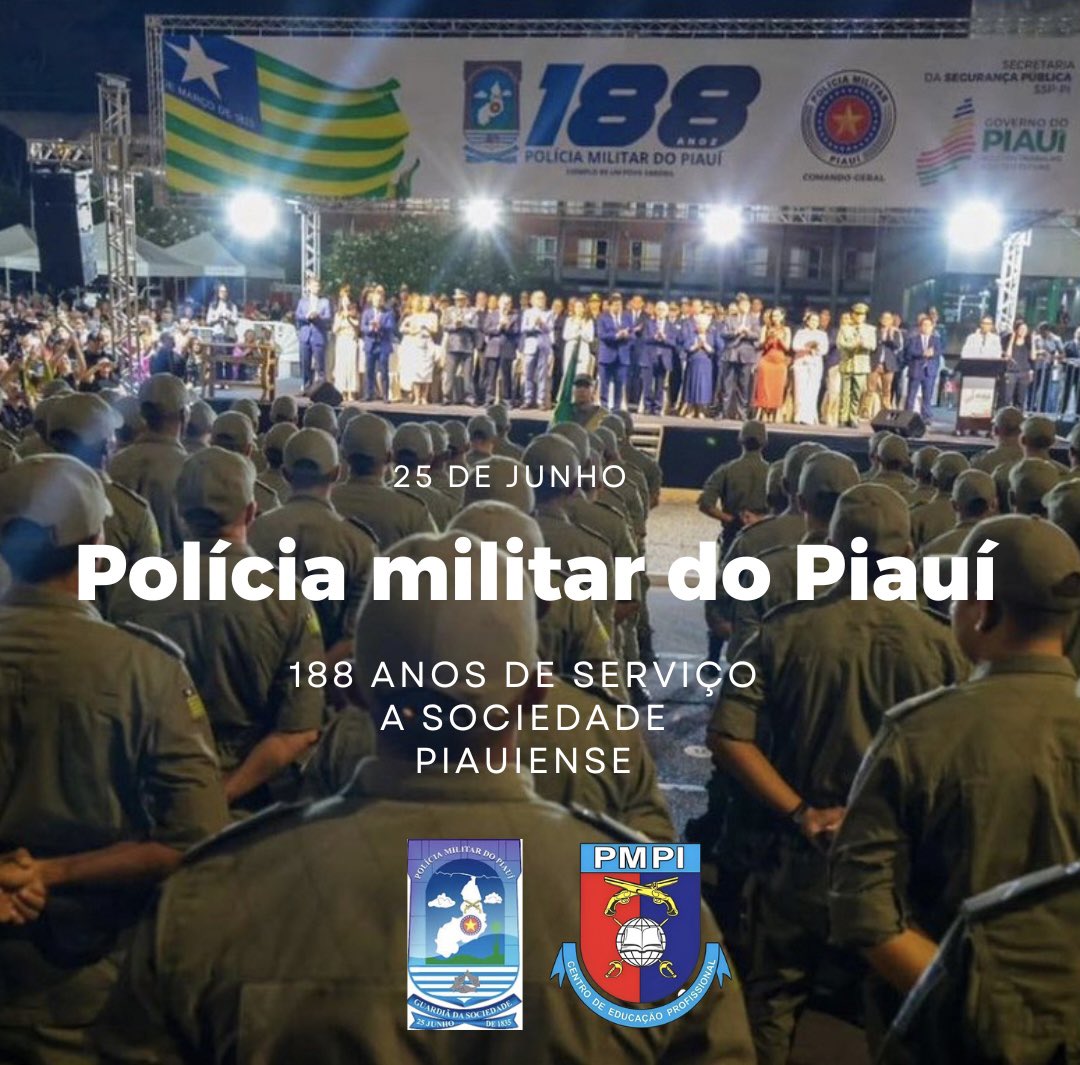 cep_pmpi's tweet photo. #Aniversario #188anos #Briosa #PMPI #AVANTE https://t.co/POKvzIb1SS