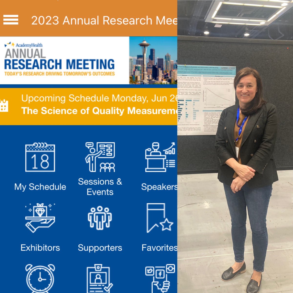 What an inspiring few days at #ARM23  Nothing like hearing the experts talk abt quality and safety measurement to my heart’s content.
And presenting some work from the @ROSA_Project while I’m at it🇦🇺
