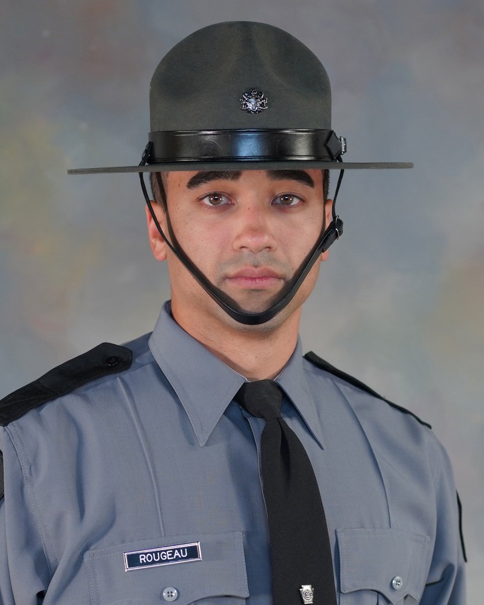 Talk about heroism, @PAStatePolice say that 29-yo Trooper Jacques Rougeau was NOT on duty the day he was killed. He answered the call for help during a manhunt for a man that opened fire on a PSP barracks and shot another trooper. @CBS21NEWS #ThinBlueLine