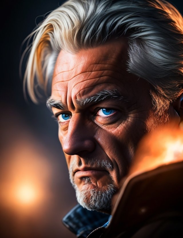 Grey haired real man 🧐 #ai #greyhair #realman