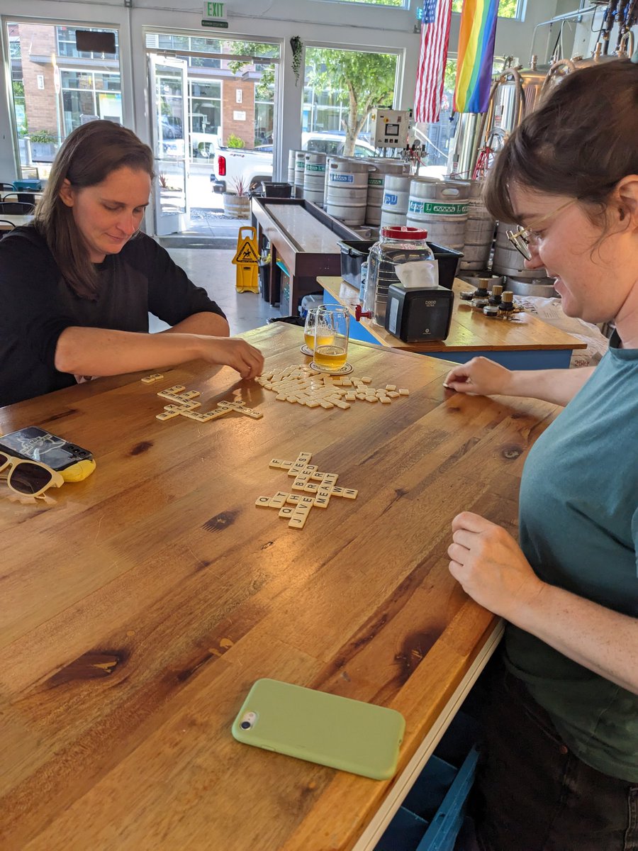 We've got games! 🎲 We've got beer! 🍻 We're open on Mondays! 😍 Come on down and enjoy a beer in our taproom or on our expansive patio! ⛱️ It's beautiful inside and out. Cheers! 

#loganbeer #loganbrewing #logantaproom #logan #games #gamer #boardgames #beer #craftbeer #wabeer