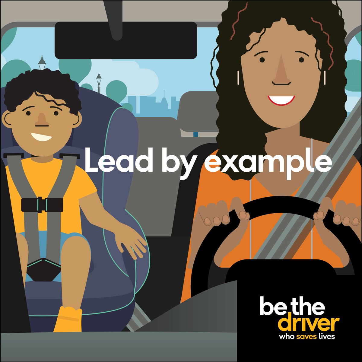 Front seat. 
Back seat. 
Car seat. 

Wherever you’re sitting — always #BuckleUp. #BeTheDriver #MDOTSafety