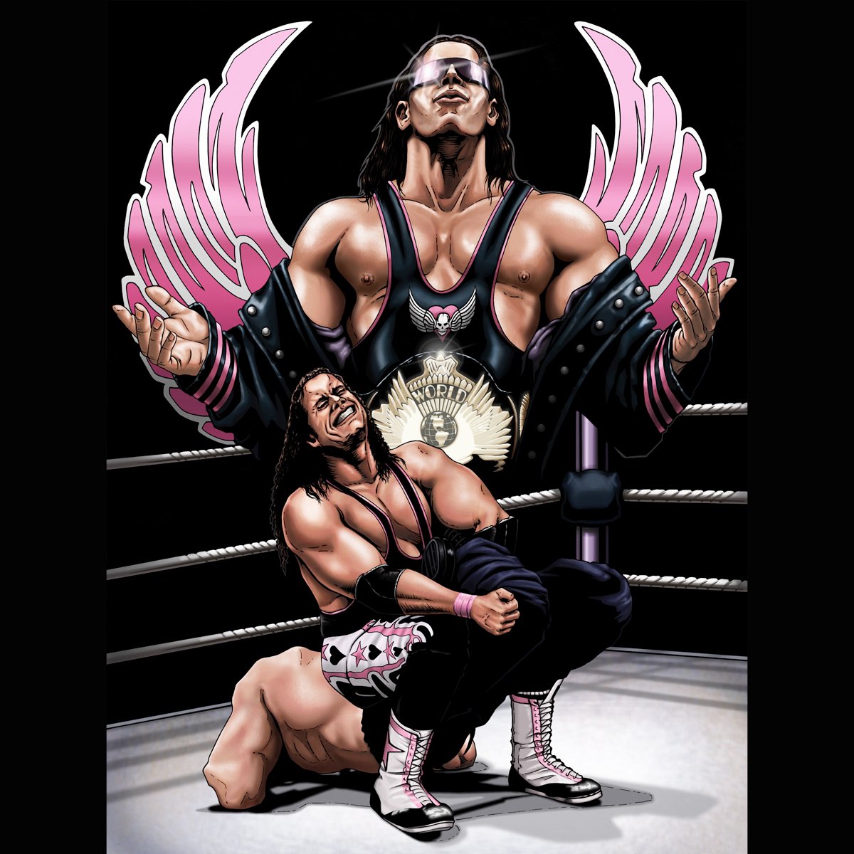 For the best there is, the best there was and the best there ever will be!! <a href="/BretHart/">Bret Hart</a> 
#wrestling #hartfoundation #wrestlingart