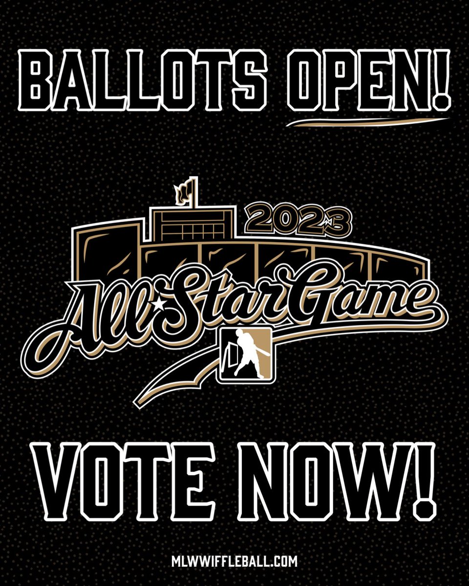 MLWWiffleBall's tweet image. 2023 MLW ALL-STAR GAME BALLOTS NOW OPEN! 🗳️

forms.gle/cXnBG3MPnaZoWi…