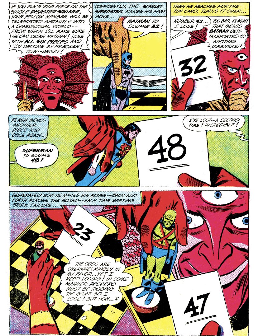 chelsdaniel280's tweet photo. Despero’s Game ♟️
(Justice League of America #58 - “The World Of No Return!” - Gardner Fox, Mike Sekowsky, and Bernard Sachs)
#Despero #TheFlash #BarryAllen
#JusticeLeague #JLA #dccomics https://t.co/Tq8QSEXmF1