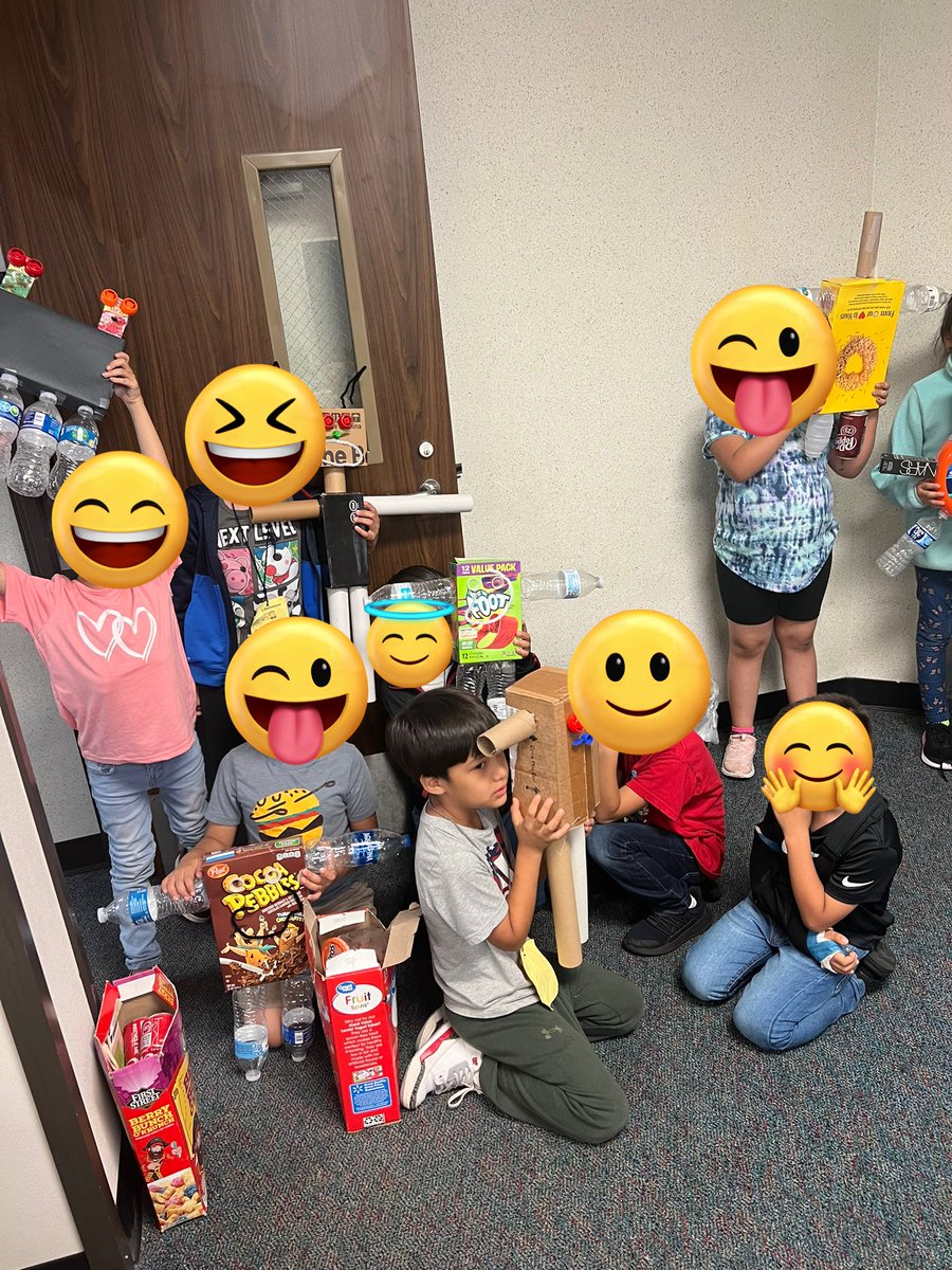 These kiddos were so excited about their robots today🤖🦾🦿@MaiXtmai @AldineRUSH @SammonsES_AISD #summerRUSH