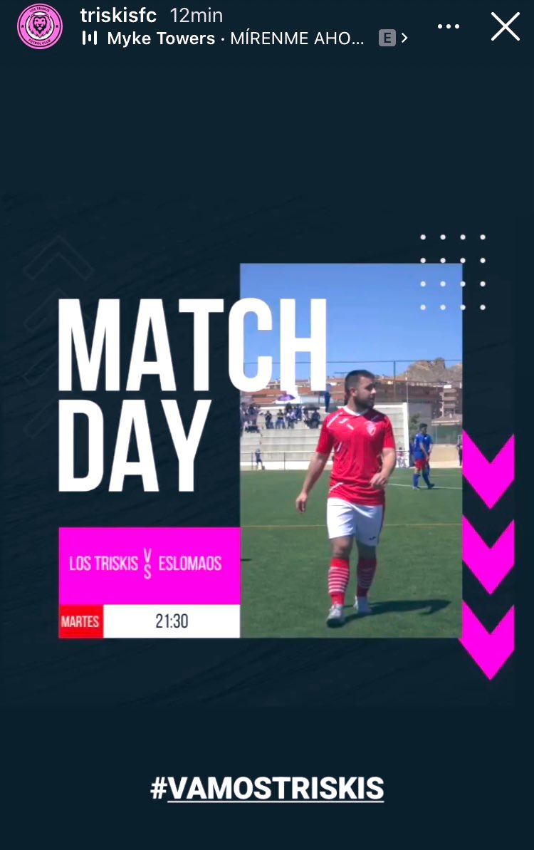 TriskisFC's tweet photo. Y tras 11 meses de espera🕢
MATCHDAY🔥
21:30 vs eslomaos⚔️ https://t.co/mkN1jxayrQ