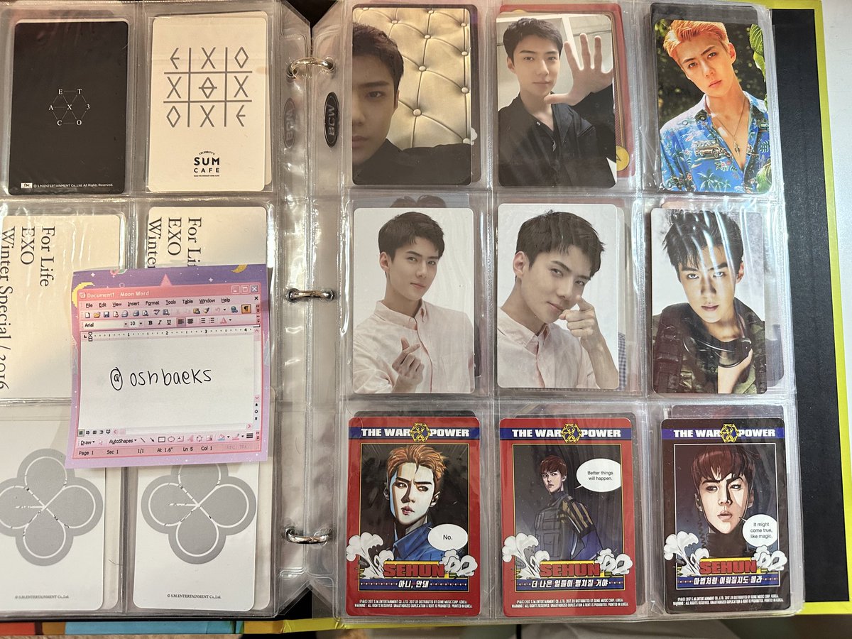 nyuubaeks's tweet photo. wts lfb kpop photocards

• shipping from usa (stamped)
• dm for prices/qyop since there are too many pcs for me to list the prices

🏷️ exo sehun baekhyun chanyeol xiumin d.o. kai chen aespa winter ning ning tbz the boyz kevin sunwoo eric haknyeon sangyeon new younghoon jacob https://t.co/BbGLbKWVx5