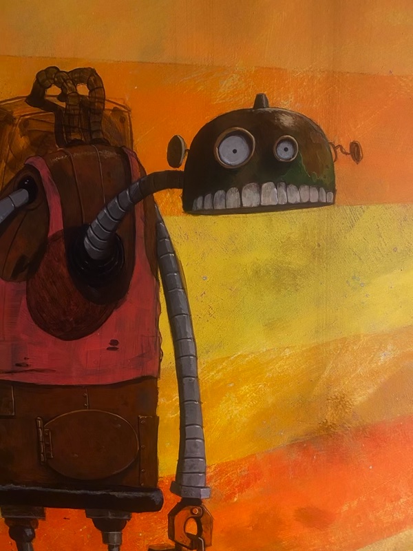 Dave Pressler masterfully combines whimsy ✨, nostalgia 👾, and futurism 🔮 to create truly unique and imaginative robot art 🤖. Dave Pressler is known for his incredible robot art that blends mechanical and organic elements.