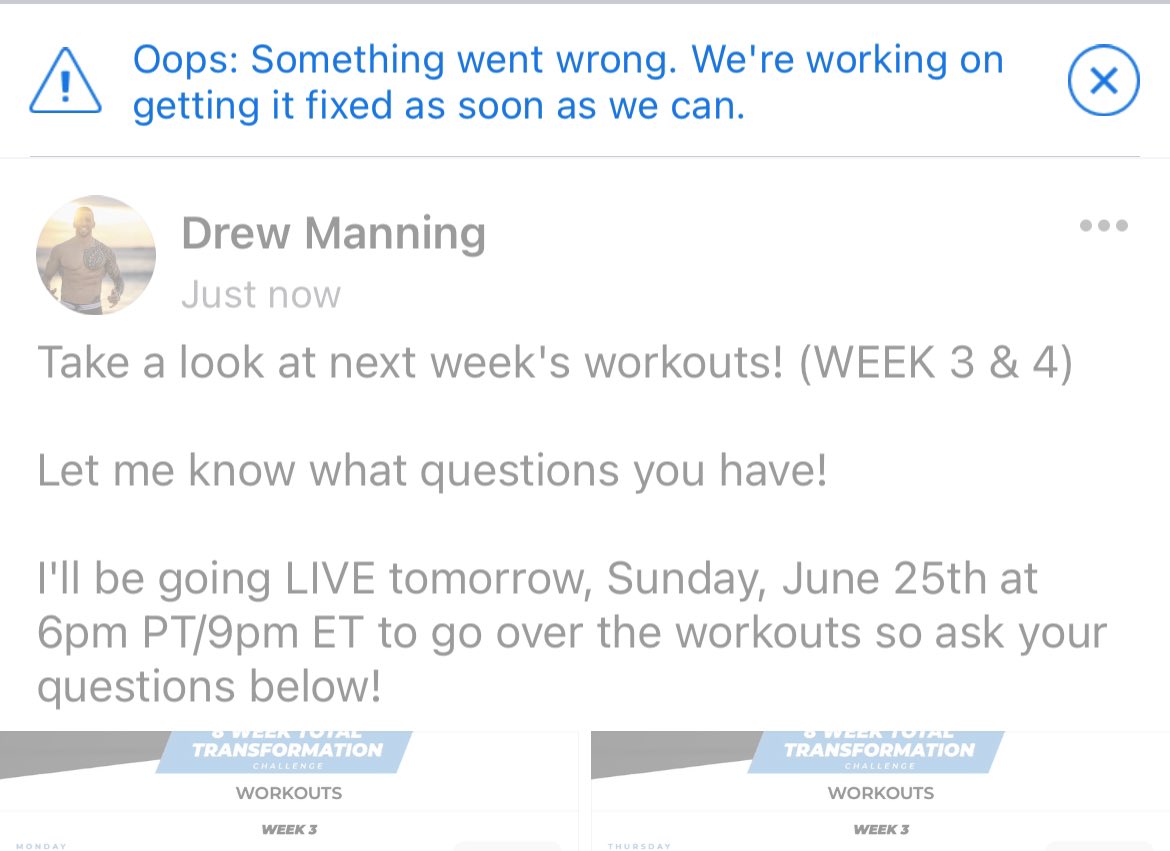 fit2fat2fit's tweet photo. Anyone know what’s up with @meta? I’m trying to post to these two specific FB groups that I manage &amp; I keep getting these errors whether I try &amp; post on my laptop or my iPhone. It’s been happening for 4+ days now &amp; literally can’t post anything. I can comment but that’s about it. https://t.co/1IrcyoeojZ