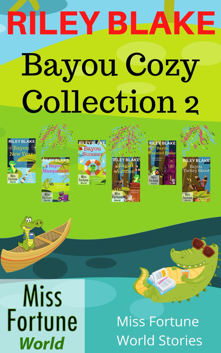 RileyBlakeBooks's tweet image. #Excited to announce this #newrelease! 

With over 90K words, the Bayou Cozy Collection 2 includes the 2nd 6 stories in the Bayou Cozy Romantic Thrills series. Set in the Miss Fortune universe, this #boxedset includes several of the longer novellas. 

#friendship #cozy #suspense