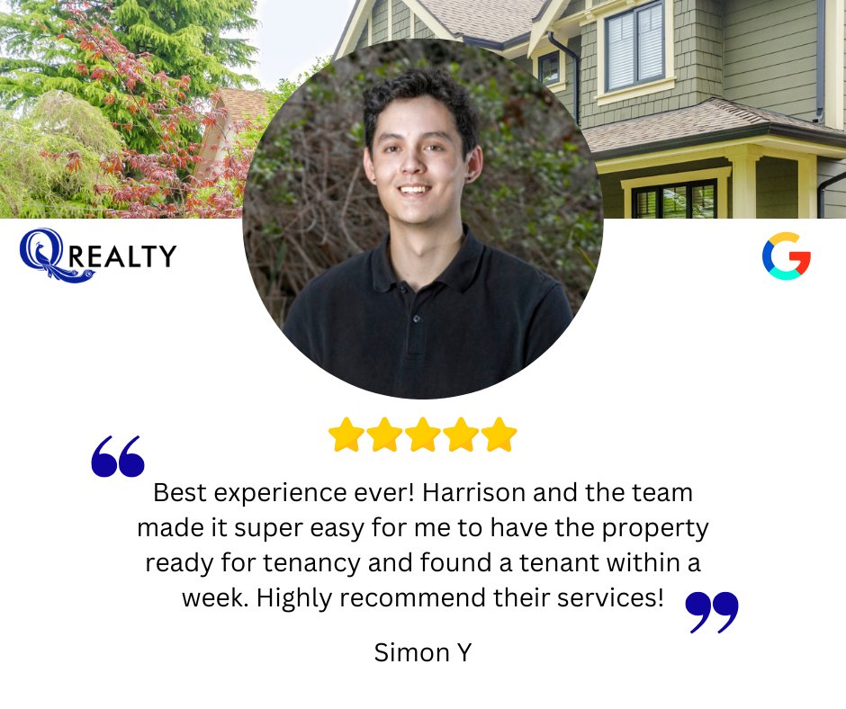 ⭐5 star review⭐

What Q Realty can do for you:
🌐qrealty.com.au

#googlereview #qrealtyaus #googlereviews #reviews #starreview #customerreview #testimonial #happycustomer #clientreview #fivestars #fivestarreview #customerservice #facebookreview #realestate