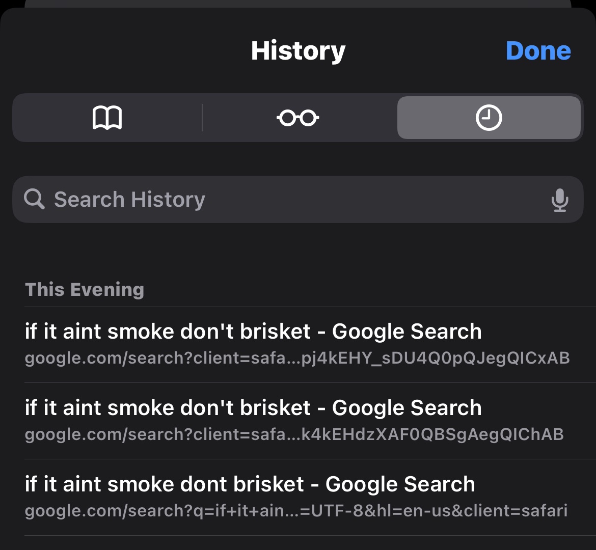 Making sure I’m the first to think of it. Will prolly start a bbq restaurant or some shit after thinking this up