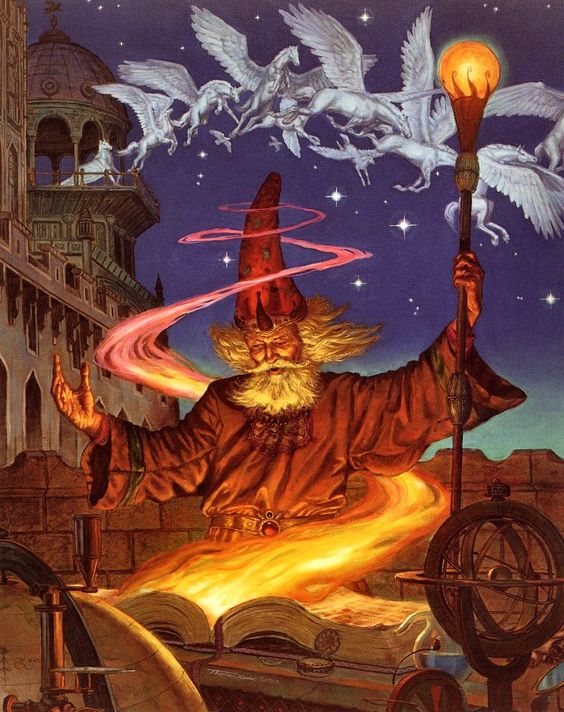 Tom Kidd
#Wizards #MAGIC #fantasyart #vintagestyle