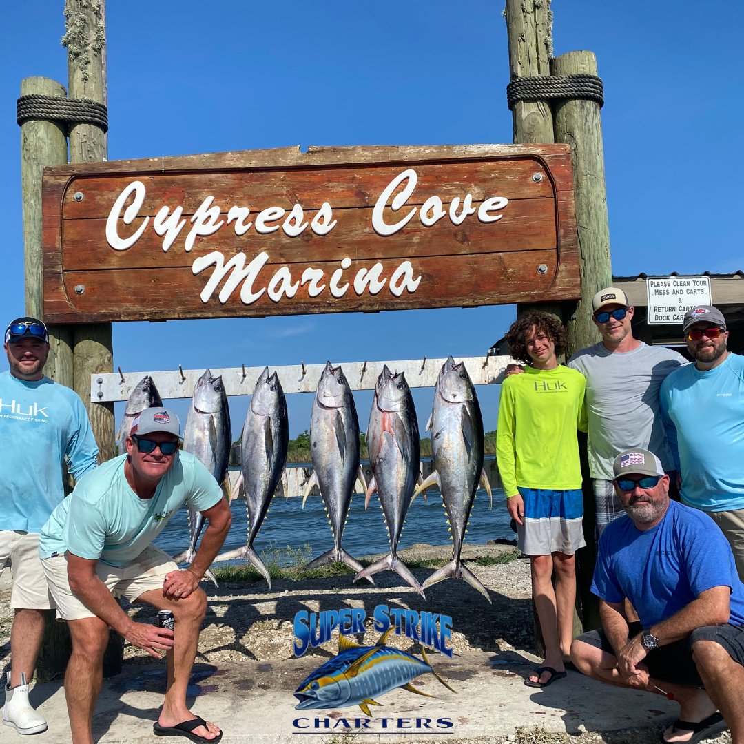 The Smith group from #Missouri had a blast with Capt Willy bringing in some nice size #tuna! Ready for your trip? Book now!

📲 985.640.0772
💻 superstrikecharters.com/online-booking…

#fishing #Louisiana #saltwaterfishing #fishingcharter #fish #summertrip #superstrikefishingcharter