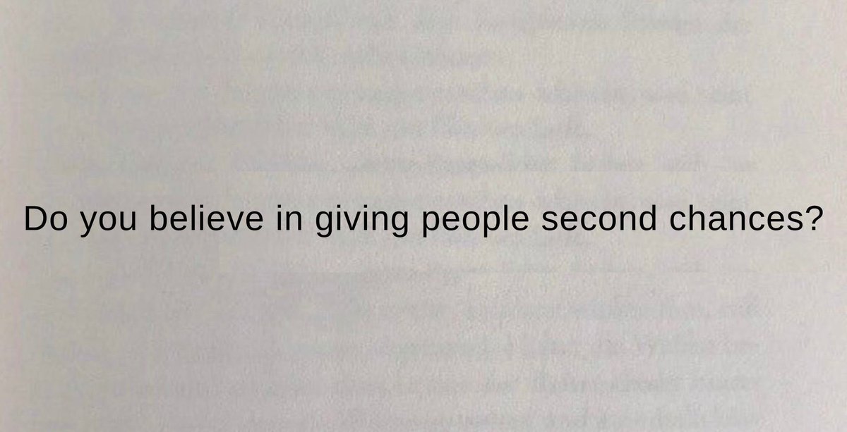 Sometimes second chances are not an option.