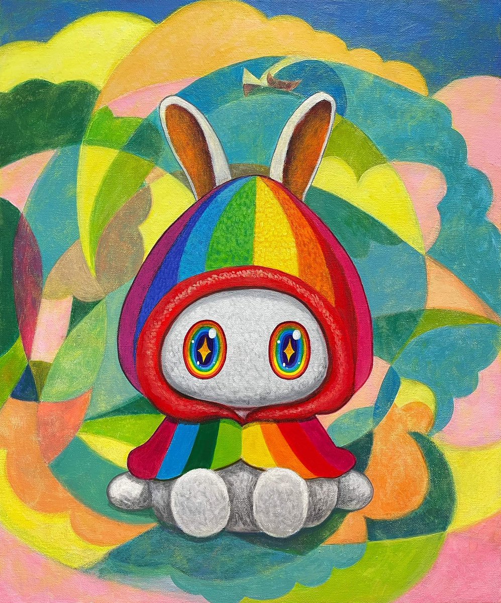 yang700202's tweet photo. #SOLD🔴

“Balla bunny’s kaleidoscope world”
72.5 x 60.5cm
2023
Acrylic on Canvas

✨✨✨✨✨✨✨✨✨

#王建揚 #cy #cywang  #mrrainbow 
#rainbow #wangchienyang  #rainbow #popart #modernArt #trendart #urbanart #contemporaryart #newpopart #artcollector https://t.co/pBUBEyBRjf