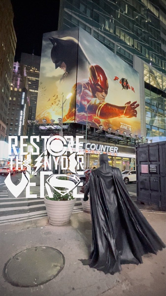 “Find us Barry. You have to find us.” -Bruce Wayne. 

#RestoreTheSnyderVerse𓃵 
#ReleaseTheAyerCut
#MakeTheBatfleckMovie 
#SellZSJLtoNetflix #SellSnyderVerseToNetflix