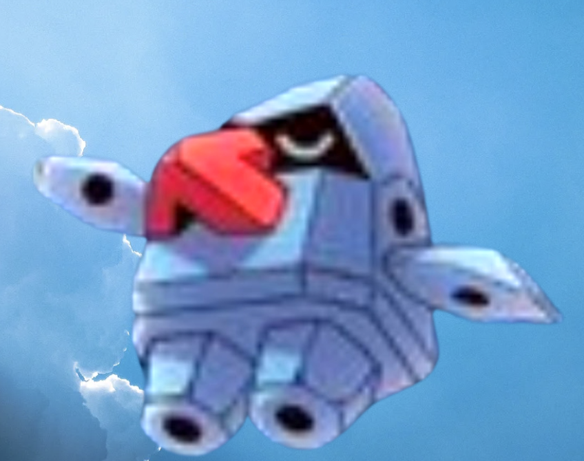 Compass_Pokemon's tweet photo. Nosepass in the sky! I can go twice as hiiiigh!!🗿 @NosepassPosting #pokeganda #pokemon https://t.co/GAm7QyvDZl
