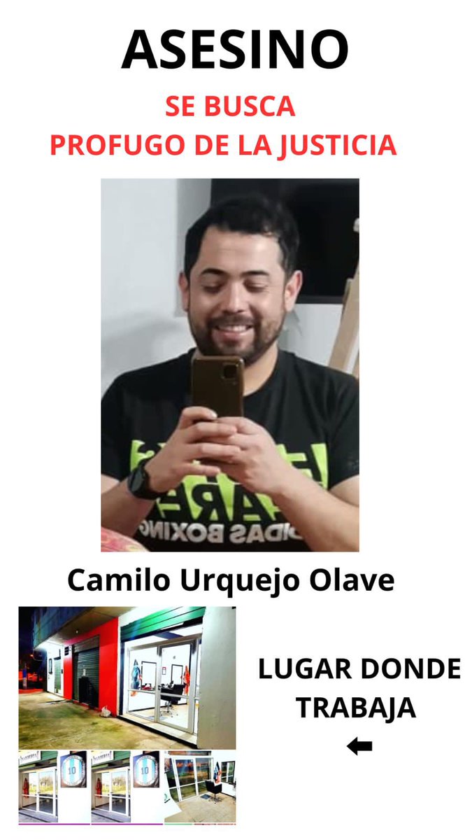 MariaAgustinaG_'s tweet photo. Ayudenme a difundir, CAMILO OLAVE ASESINO. 
Atropello, mato y huyo.
Esta prófugo y necesitamos encontrarlo para que se haga justicia! https://t.co/qJiUWa1e3T