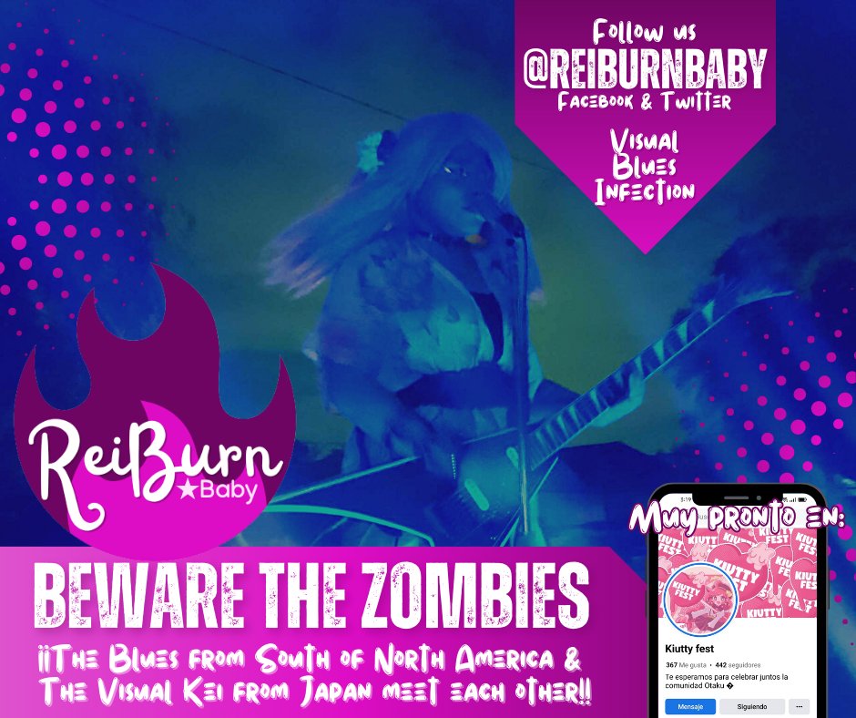 ReiBURNBaby's tweet image. #ReiBurnBaby is an independent musical project that mixes the blues from the south of the United States 🇺🇲 and the Visual Kei from the Visual Shock Scene in Japan 🇯🇵 

#blues #bluesrock #psychedelicrock #numetal #bluesmusic #visualkei #visualkeistyle #performance #liveshow