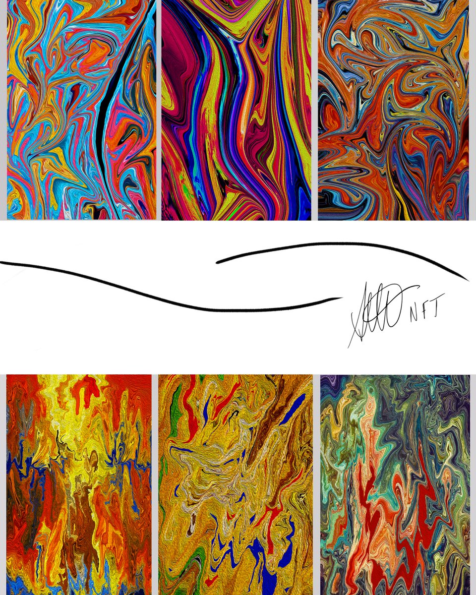 A collection of abstract art on my manifold contract, available to collect on Foundation

6 pieces
each created in Adobe Suite
1 $ETH reserve

collection link in comments below