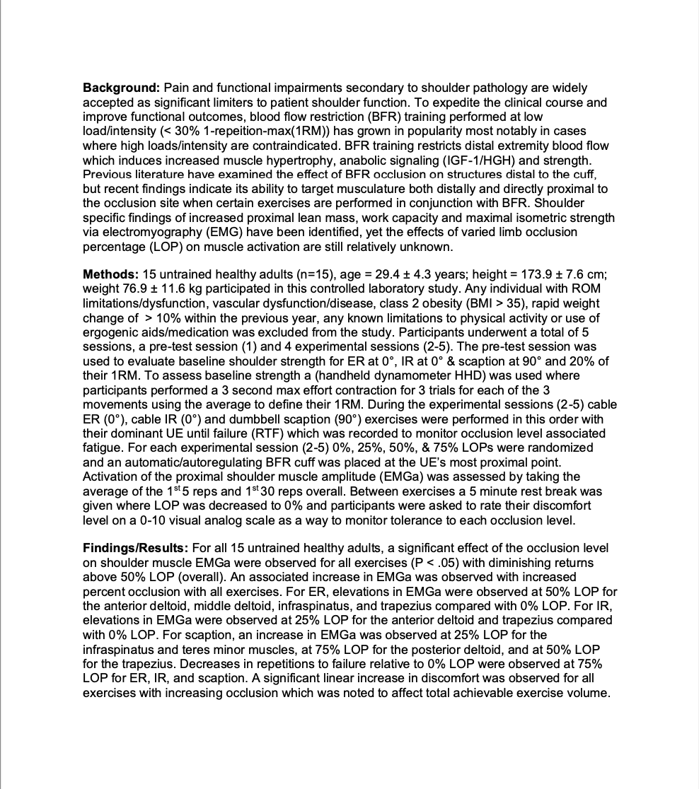 AASPT Shoulder Special Interest Group tweet media