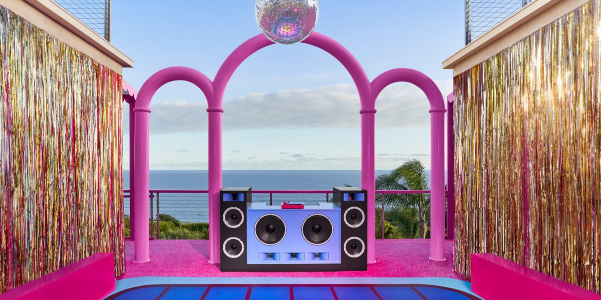 People can now book a stay at the #Barbie Malibu Dreamhouse on Airbnb starting July 17.