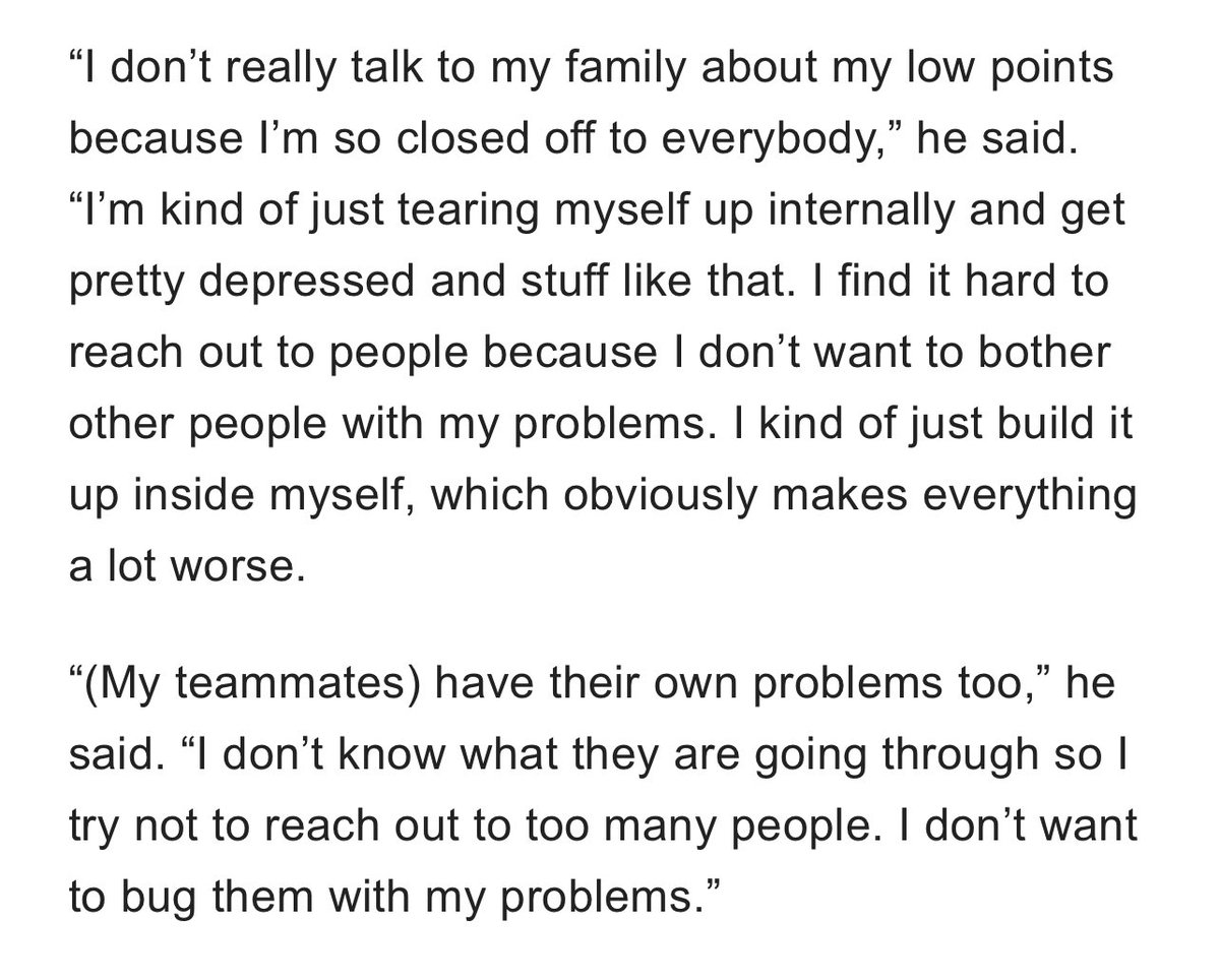 ladyredsoxxx's tweet image. this is genuinely sad. it's so important to remember that before they're baseball players they're just people. we gotta do better