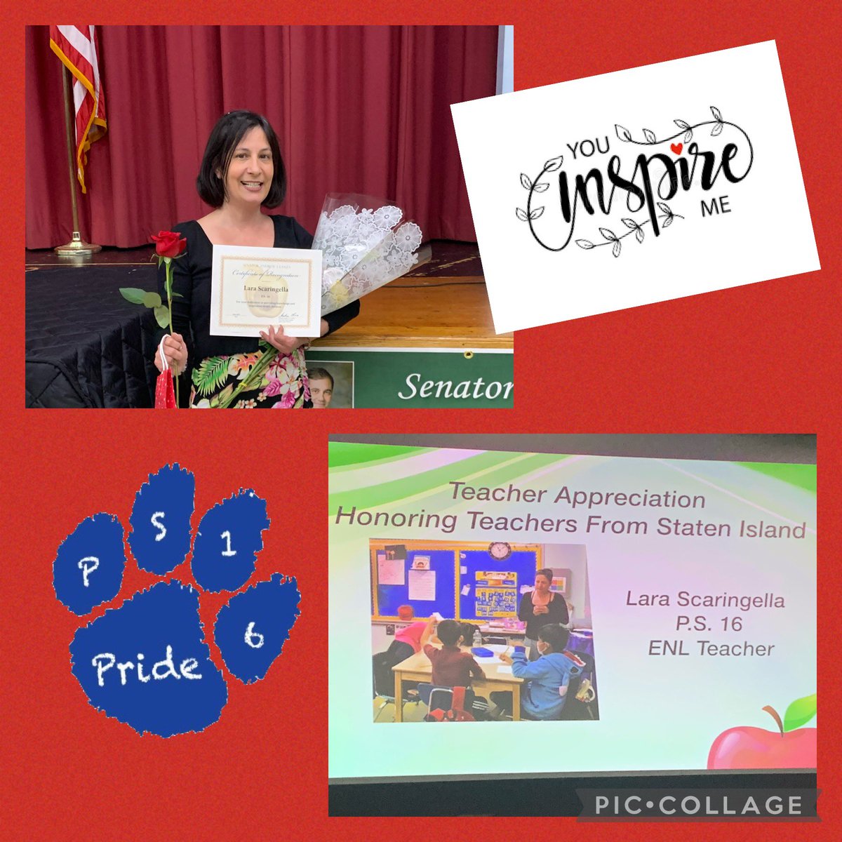 Michele Ramos 🐾 (@mramos16r) on Twitter photo Congratulations to <a href="/LaraScaringella/">Lara Scaringella</a> 🙌🎉👏<a href="/PS16School/">Public School 16R</a> celebrates you & your dedication each & every day! 🐾Thank you <a href="/senatorlanza/">Senator Andrew Lanza</a> for honoring teachers! <a href="/CSD31SI/">CSD31StatenIsland</a> <a href="/DrMarionWilson/">Dr. Marion Wilson</a> Congratulations to <a href="/LaraScaringella/">Lara Scaringella</a> 🙌🎉👏<a href="/PS16School/">Public School 16R</a> celebrates you & your dedication each & every day! 🐾Thank you <a href="/senatorlanza/">Senator Andrew Lanza</a> for honoring teachers! <a href="/CSD31SI/">CSD31StatenIsland</a> <a href="/DrMarionWilson/">Dr. Marion Wilson</a>