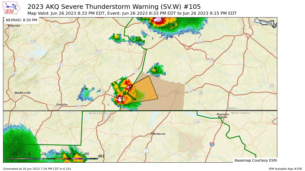 Williamsburg, VA, US on Twitter "June 26, 2023 at 0834PMAKQ issues