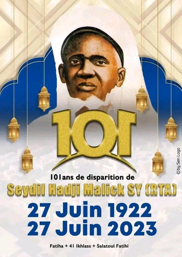 #Cheikh_Seydil_Hadji_Malick_Sy😍
          #NDIOLE_FAMA❤️
Noble et généreux homme 😍
Digne de son nom Hadji Malick❤️
Ibn Usman fut le sage parmi les sages hommes😇
Oeuvrer de son savoir exceptionnel🧠
L'intellectuel formateur Malick❤️
Etait un homme multidimensionnel👌🏿