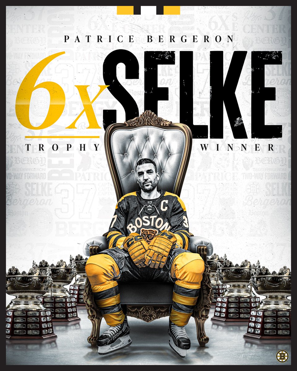 THE SELKE KING STILL REIGNS. 👑 Congratulations, Patrice!