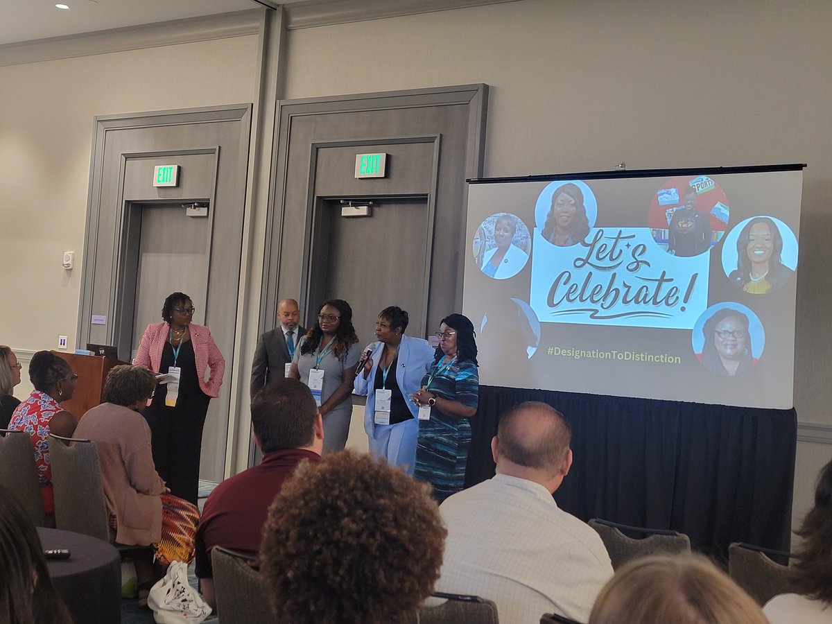 At Model Schools National Conference 2023 with the speaker of the day, Mr. Steve Jones! He did an amazing job representing Bibb County Schools!