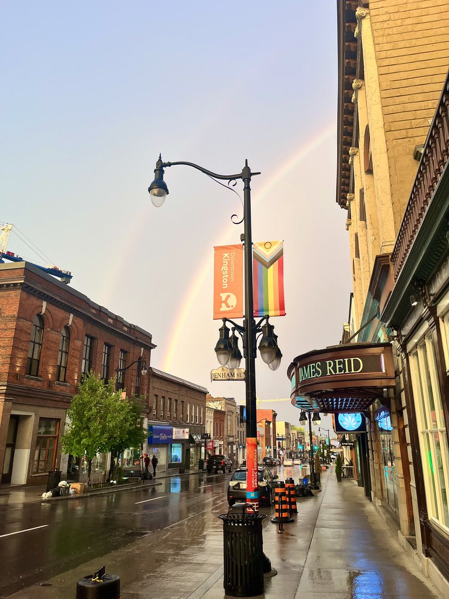 A rainbow for a rainbow in Kingston #ygk