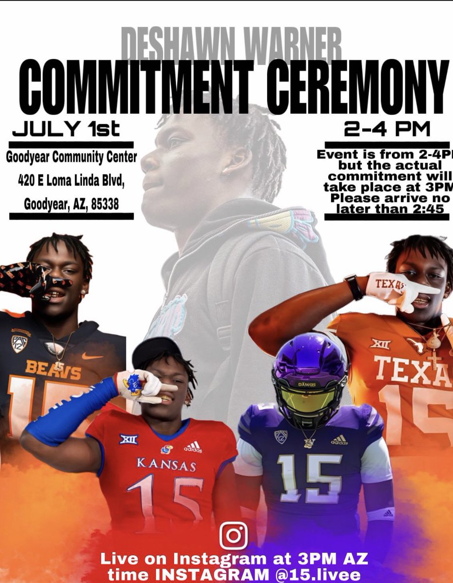 DeshawnWarner15's tweet photo. July 1st! Pop out if you live in AZ. Otherwise follow my Instagram to watch live! https://t.co/y3rmGRtaYO