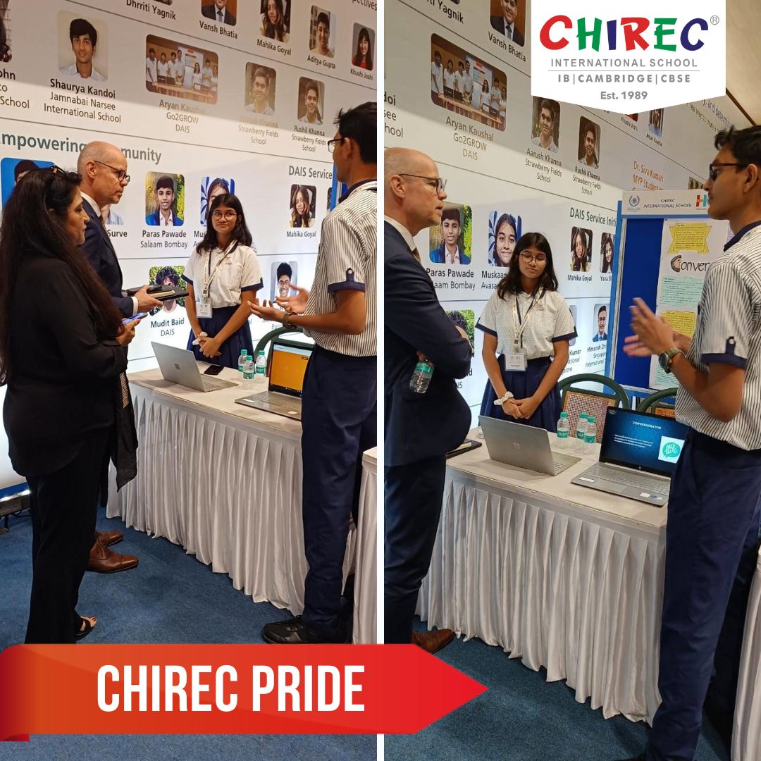 Our IBDP students, Aditya and Aamani, stole the show at Dhirubhai Ambani International School’s Festival of Hope. Their cutting-edged project on inclusion of AI to create healthy workspaces brought immense laurels to the school. #CHIRECPride