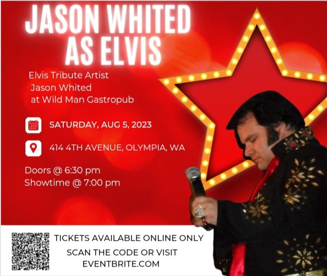 Check out "Elvis night @ Wild Man Gastropub" on Eventbrite!

Date: Sat, Aug 5, 7:00 PM

Location: Wild Man Brewing Gastropub

eventbrite.com/e/elvis-night-…
