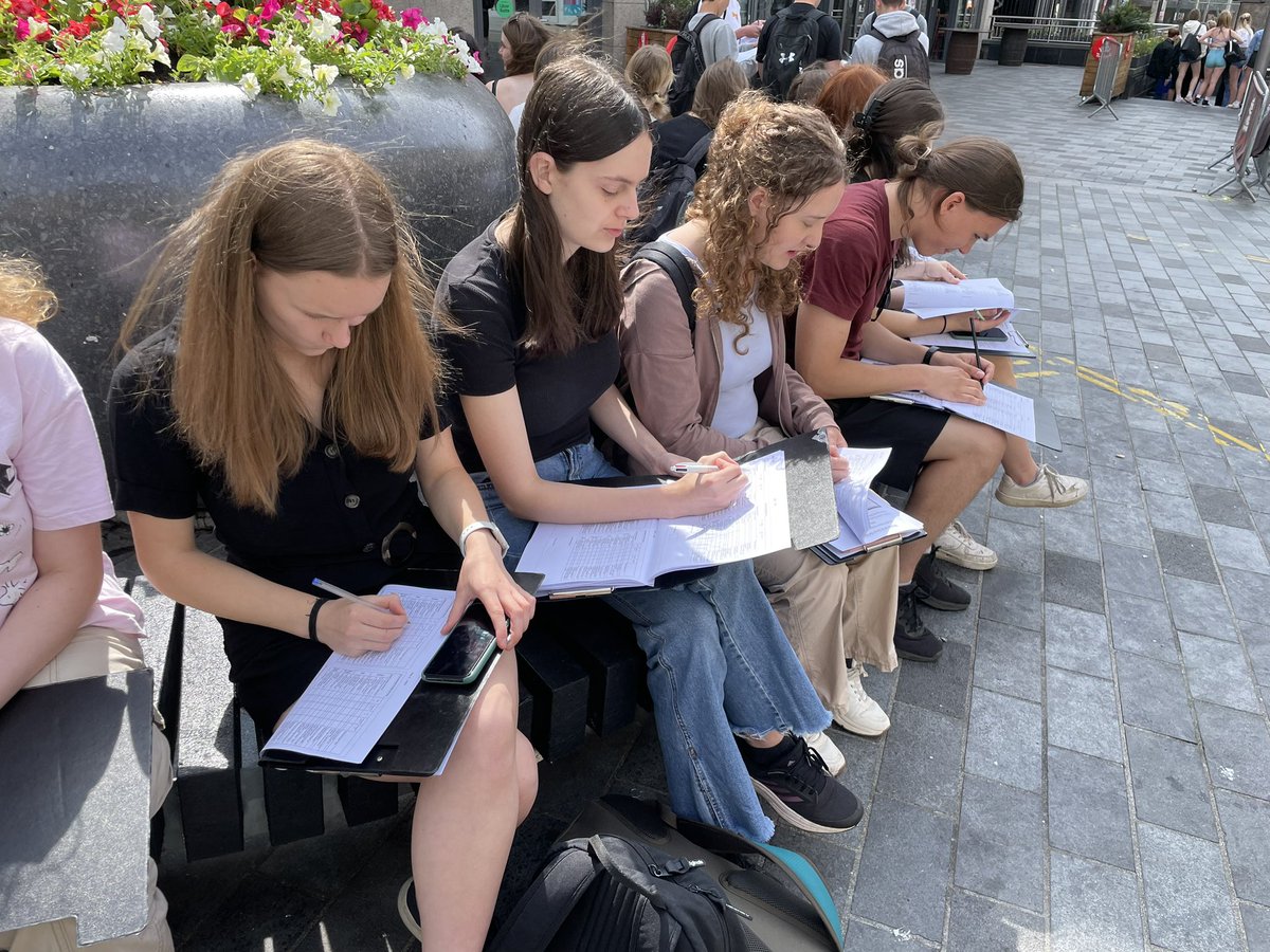 WyedeanGeog's tweet image. Yr 12 A Level Geography Residential Fieldtrip day one. Investigation into the redevelopment in Newport on our way to Somerset. #fieldworkskills #nationalfieldworkweek @wyedeanschool