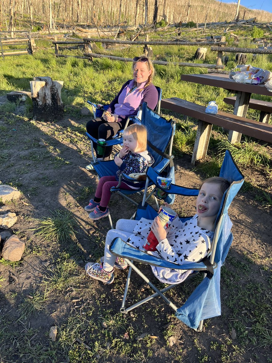 reganhunsaker's tweet photo. We only caught one fish but the hot dogs and s’mores were delicious! Love living close enough to a little reservoir that we can make a night of fishing after work!
#girldad #familynight #fishutah https://t.co/Sv0OLoo0Nj