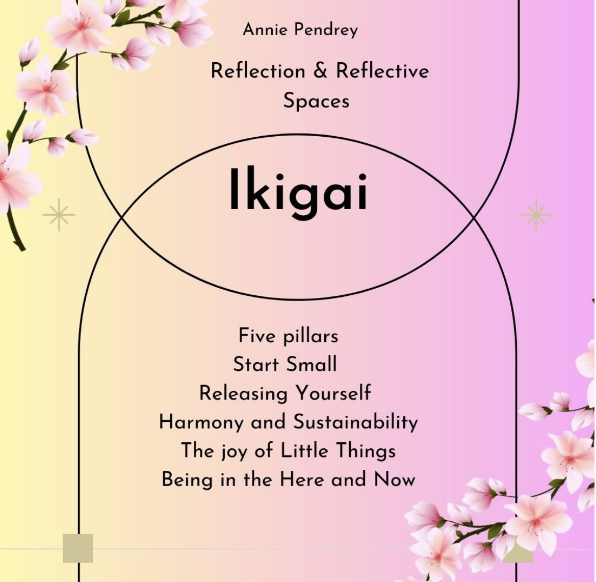 #wellbeingweek not just this week but ….

Why not start with one of the pillars of Ikigai, look for & appreciate the joy of the small things 

Where will you find joy today? 
Be joyously perfectly imperfect 

#ReflectConnect