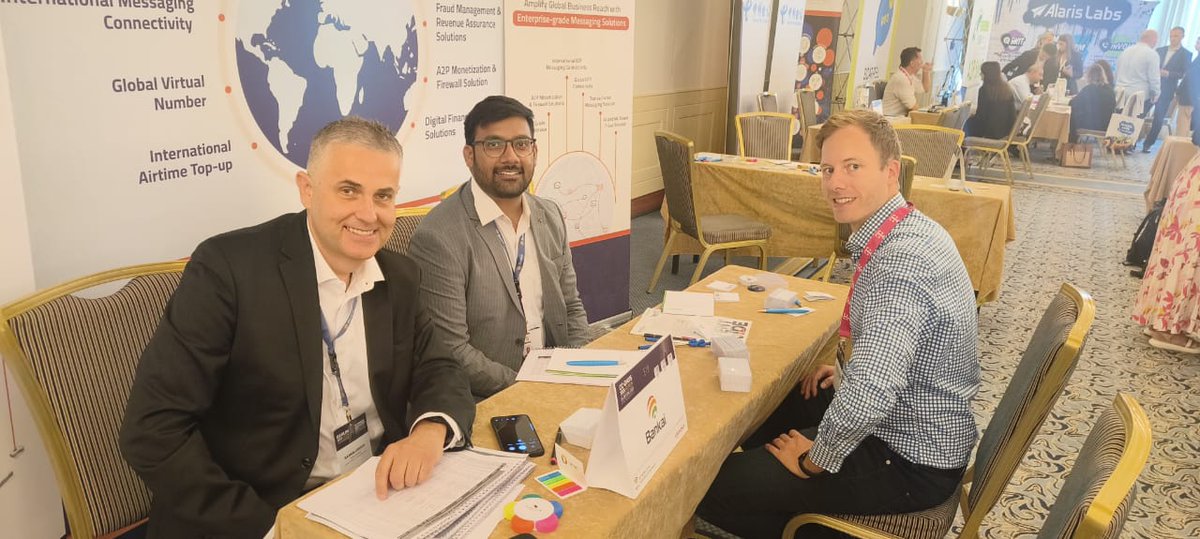 Bankai_Group's tweet photo. Day 1 at CC Mobile Messaging Summit 2023 wraps up in a blaze of innovation. From engaging sessions to visionary discussions, the stage is set for an eventful Day 2. Schedule a Meeting: https://t.co/z0USKe6nS3
#Bankaigroup #mobilemessaging #messaging #telecom #berlin #networking https://t.co/FfDroKGCnr