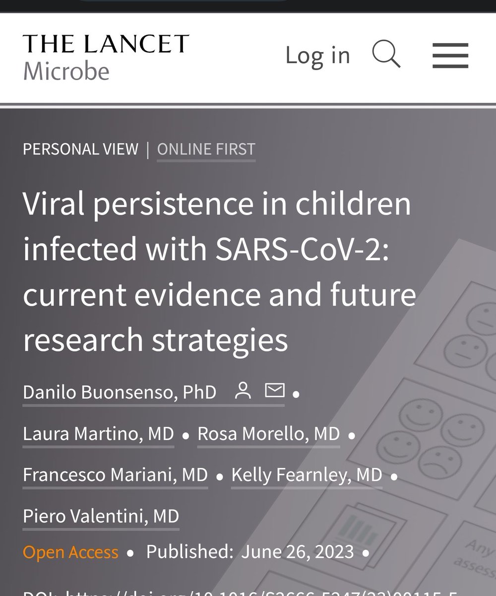 Whoop! 🎉 We're halfway to Christmas! 🎄 But don't worry. That little present you gave your baby last Christmas is still there ferreted away deep in their organs. 🎁VIRAL PERSISTENCE of SARS-CoV-2 in children and babies 🎁👇