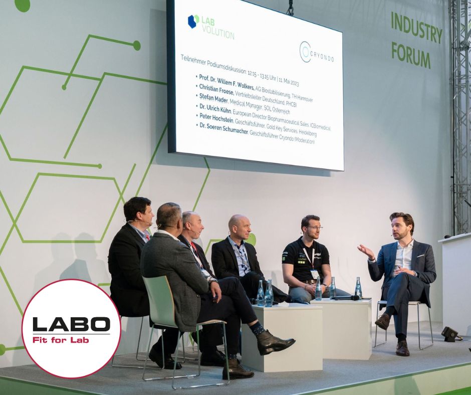 LaboOnline's tweet image. Industrieforum auf der Labvolution @deutschemesse 

Einer der Schwerpunkte auf der diesjährigen #Labvolution war #Probenmanagement, -#lagerung und -#logistik, der inhaltlich von Dr. Soeren Schumacher (Cryondo) erarbeitet wurde.

Mehr unter: ow.ly/H5eW50OX707