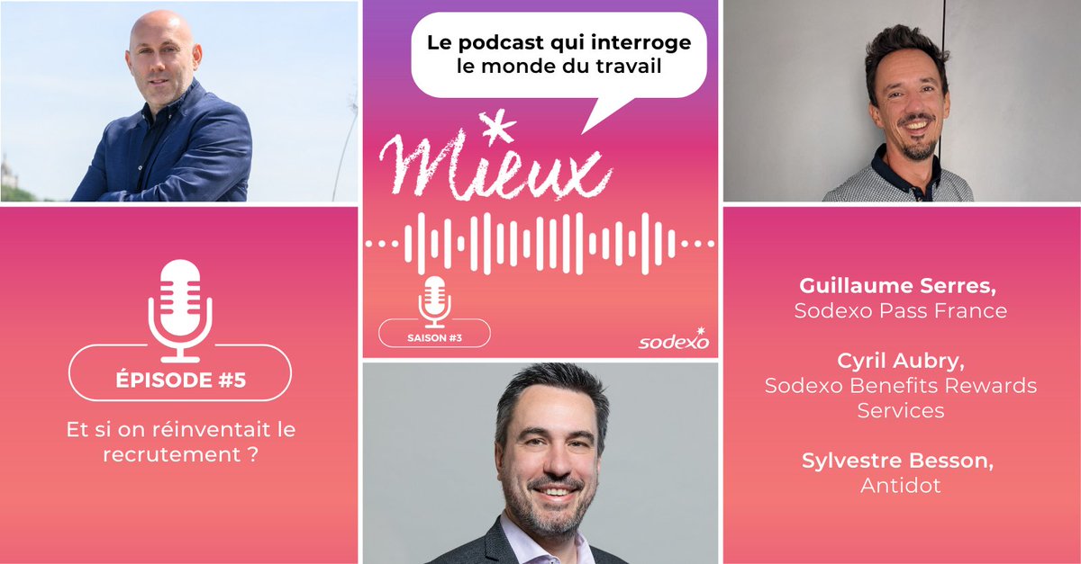 Comment interroger le monde du travail sans consacrer un épisode de notre #podcast au #recrutement ? Recruteur ou recruté, signer un contrat est une décision que l’on ne prend pas à la légère. 

Pour écouter ce 5e épisode de la saison 3, c'est par ici 👉lnkd.in/eprbYYEh